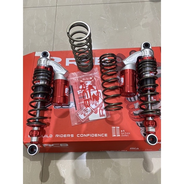 shock rcb premium black 320 skok rcb vs series hitam/titanium ukuran 320 vs series black atau titani