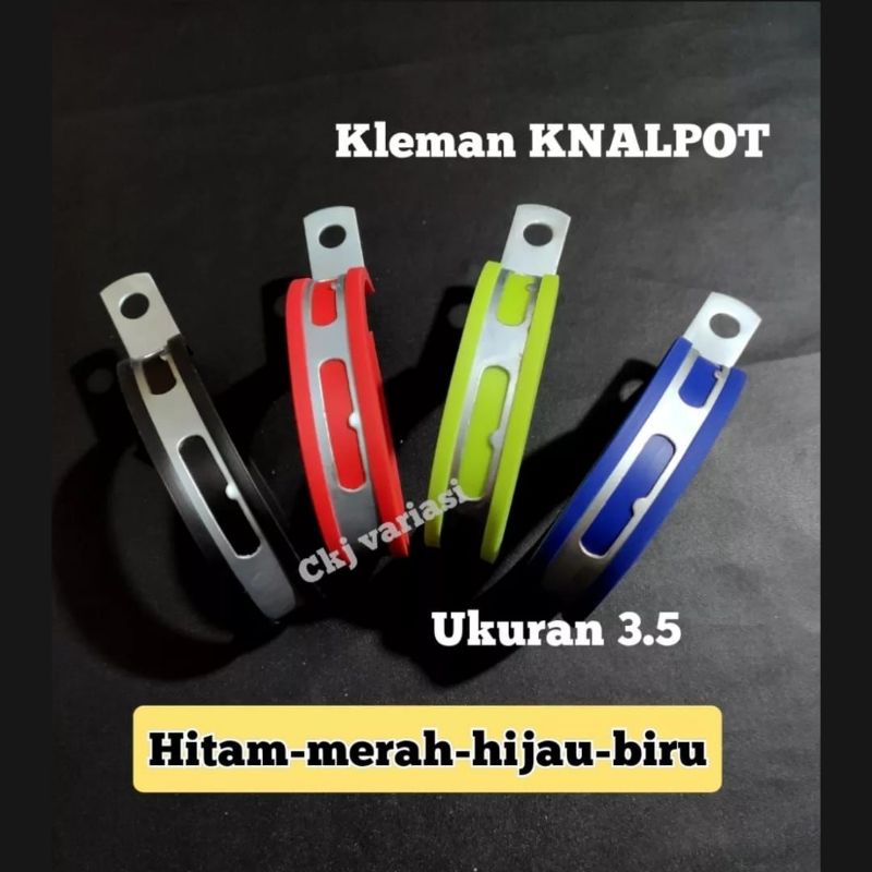 KLEMAN KLEM KNALPOT UKURAN 3,5 INCH BREKET BRACKET KNALPOT MOTOR UNIVERSAL 3,5 INCI