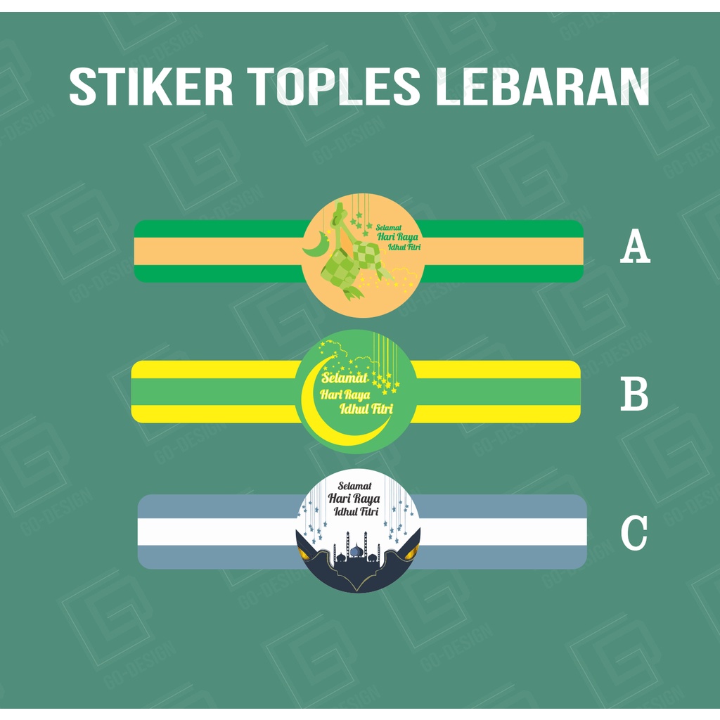 

Stiker Toples lebaran Idul Fitri 5 x 18 cm