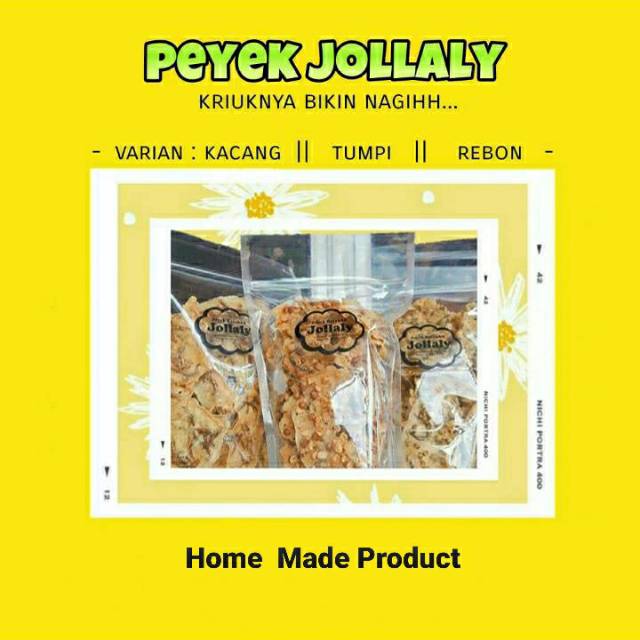 

Peyek Jollaly 250gr