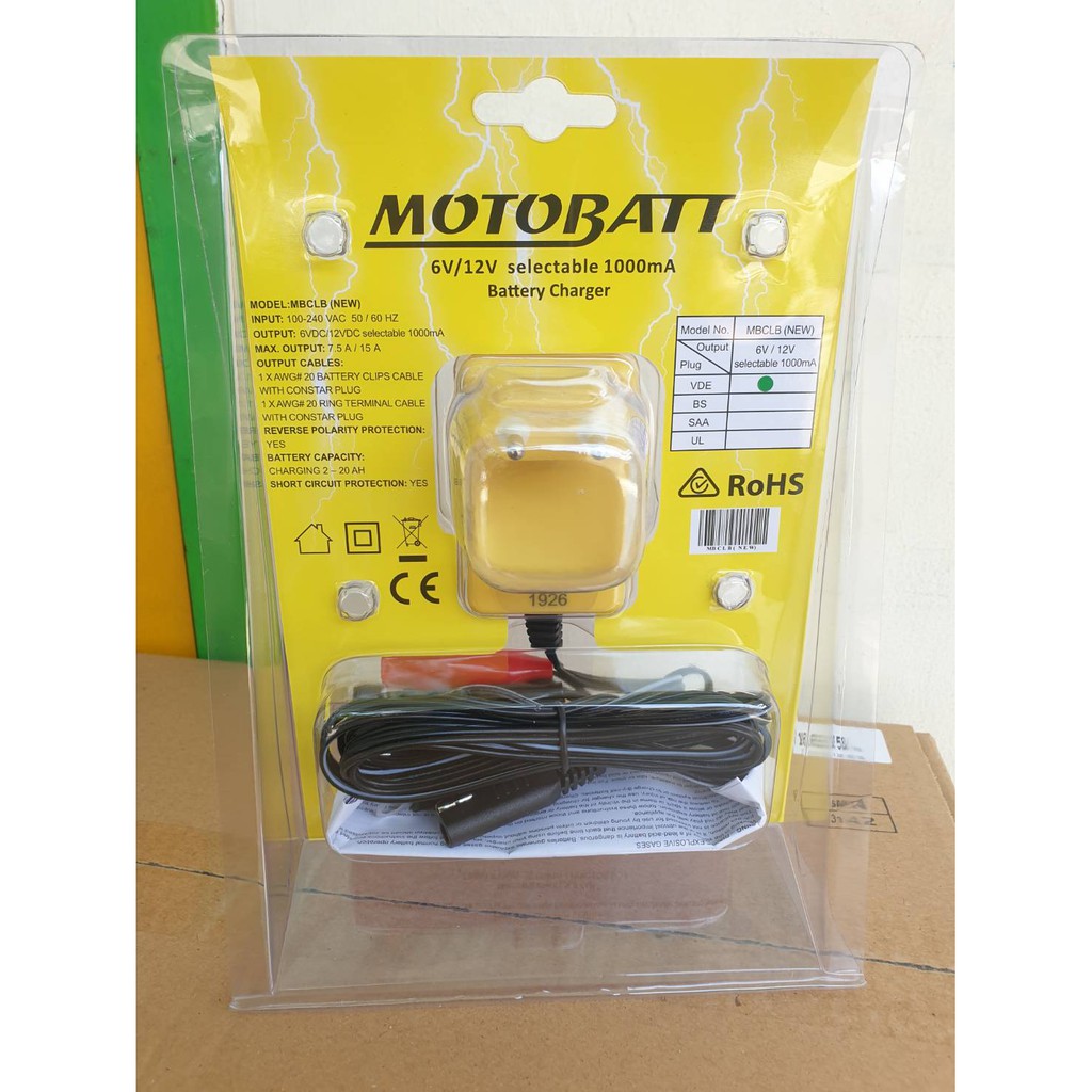 Charger Aki Maintenance Motobatt Little Boy (New)