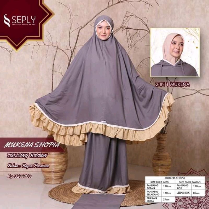MUKENA SHOFIA MUKENA DEWASA ETHICA FASHION