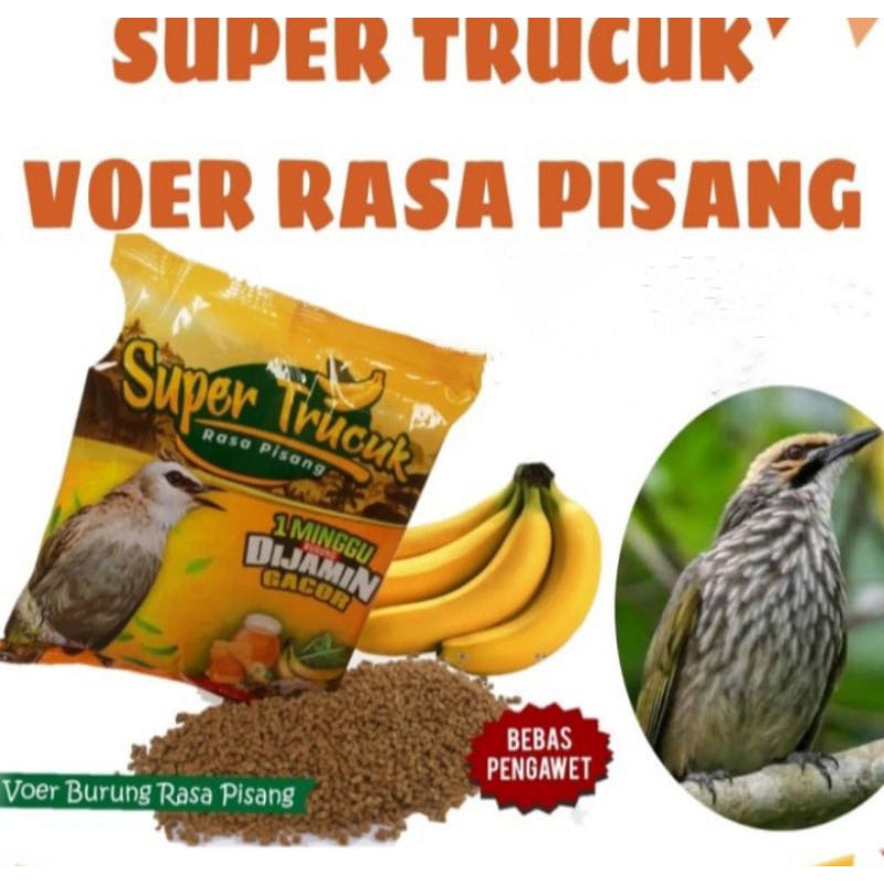 SUPER TRUCUK VOER CRUCUK CERUCUK TERUCUKAN PELLET RASA PISANG