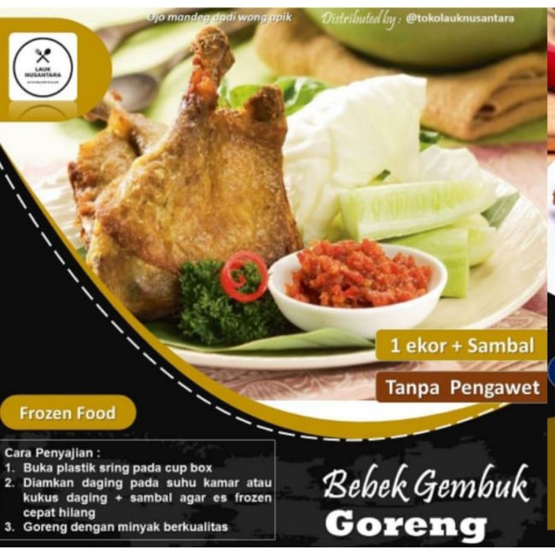 

Bebek Gembuk Frozen Food