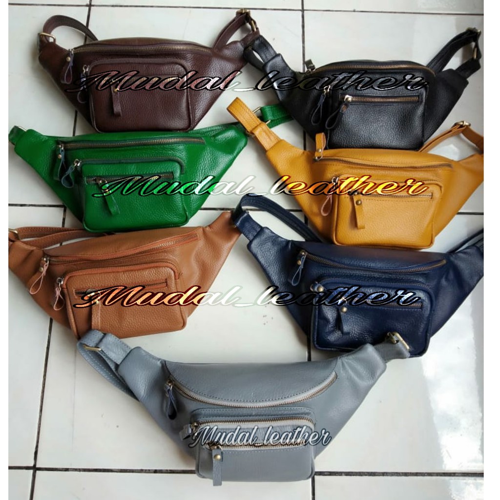 Tas bahu > Tas kulit asli garut > Tas selempang kulit > Kulit asli garut > Unisex
