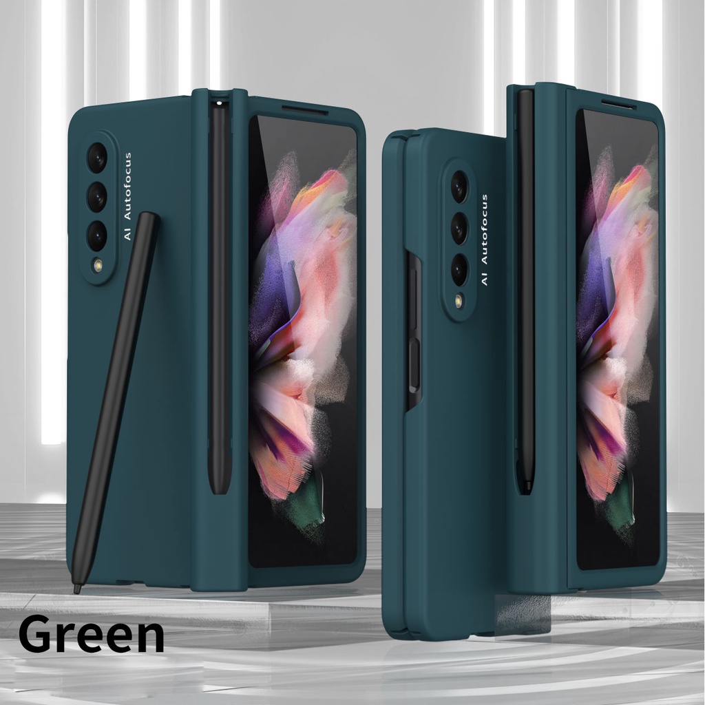 CASE SAMSUNG GALAXY Z FOLD3 5G FOLD 3 PEN SLOT FLIP CASE BACK COVER