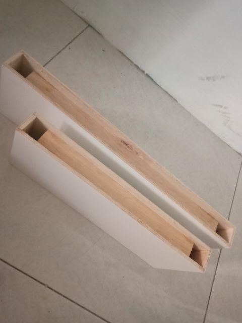 Set Rak Ambalan Dinding Minimalis 2 Pcs Uk. 30,40 Cm