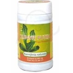 DISKON kapsul kunyit putih isi : 50 kapsul