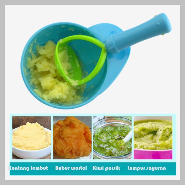 Baby food grinder / food maker mangkok penggiling penghalus makanan bayi saringan