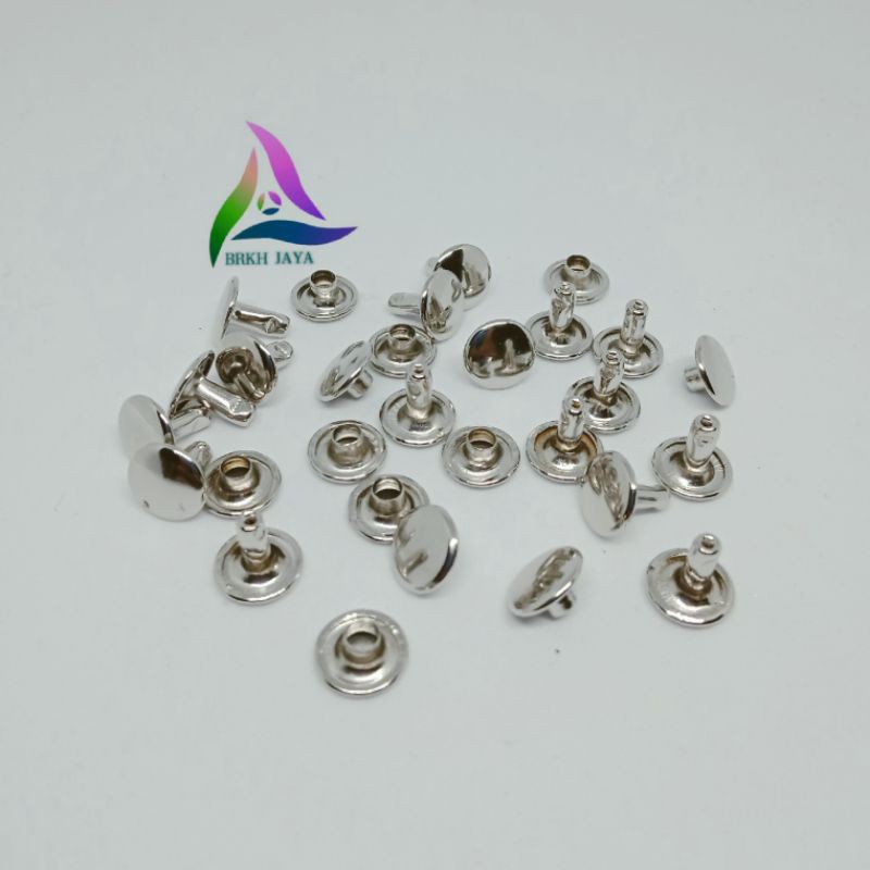 Paku Centang/Keling/Rivet Dauble Diameter 9 mm Nikel V810NK