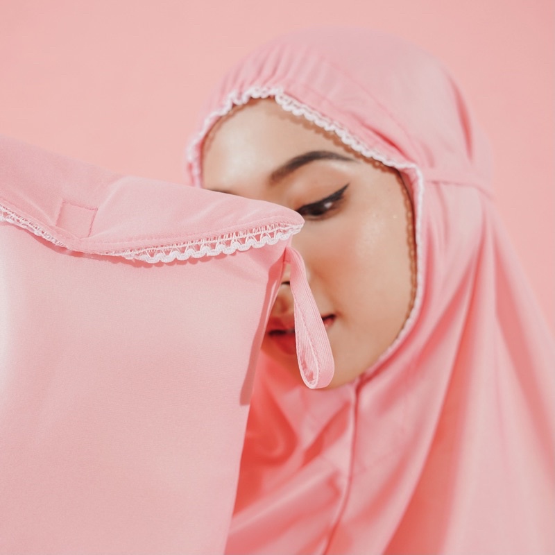 MUKENA RENDA DEWASA MUKENA AMPLOP TRAVELLING MUKENA FREE HIJAB