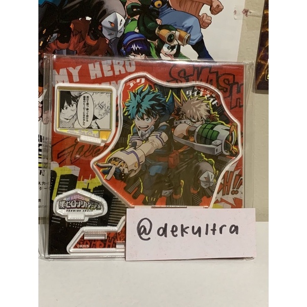 My Hero Academia BNHA MHA Drawing Smash Exhibition Bakugo and Deku Famous Diorama Scene Acrylic Stan