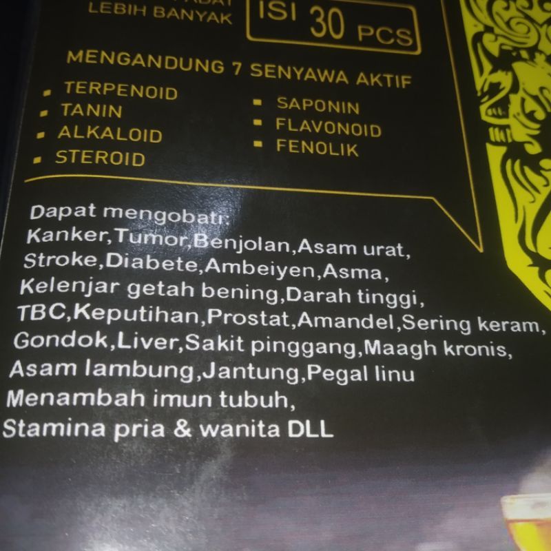 Teh Bajakah Asli Kalimantan Isi 30 kantong - Teh Akar Bajakah premium