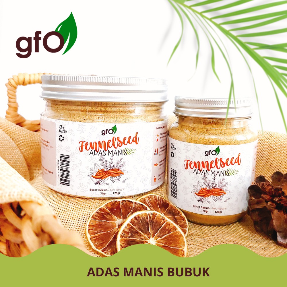 

Adas Manis Bubuk / Fennel Seeds Powder GFO