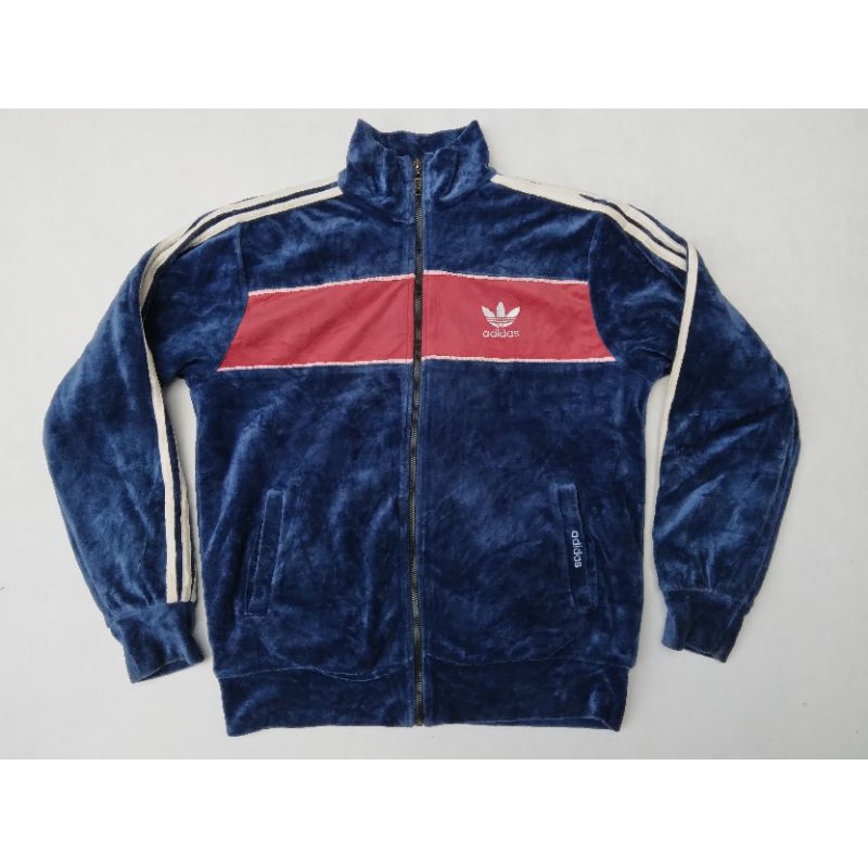 Tractop Adidas Biru Sherpa