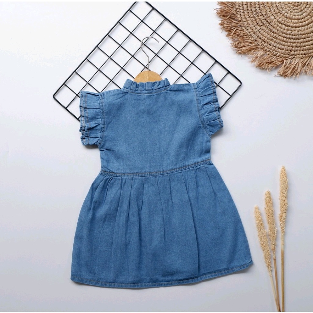 DRESS VANESHA DRESS JEANS ANAK 2-5th Dress anak Jeans DRESS VANESHA / DRESS JEANS ANAK