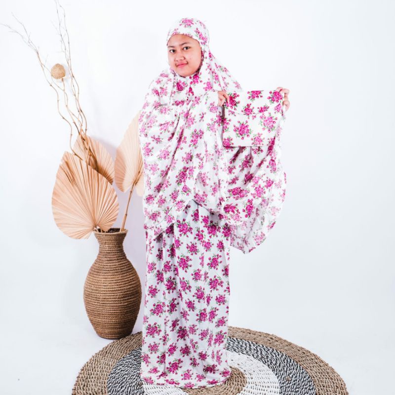 Mukena Bali Mukena Rayon Mukena Wanita Dewasa Bahan Rayon Mukena