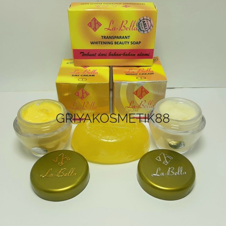 PAKET CREAM LABELLA SIANG MALAM + SABUN ORIGINAL