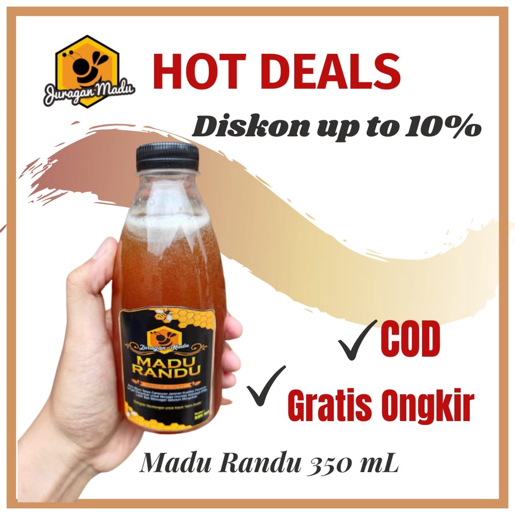 

Madu Asli Murni Randu Semi Multiflora Original Apis Mellifera Raw Honey 350 mL