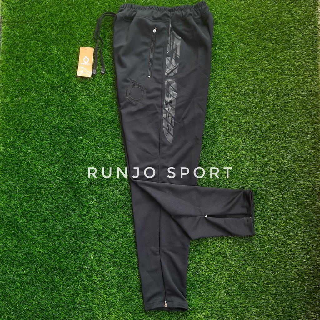 Trackpants Ortus Track Pants Celana Training Panjang Hitam Pria Wanita