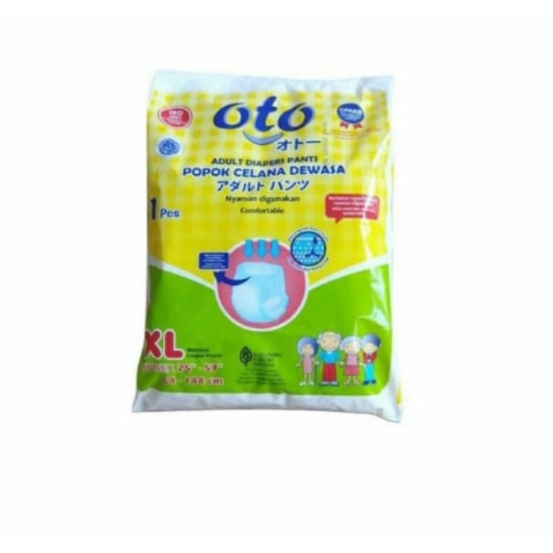 oto popok model celana dewasa ukuran M,L,XL isi 1 sachet