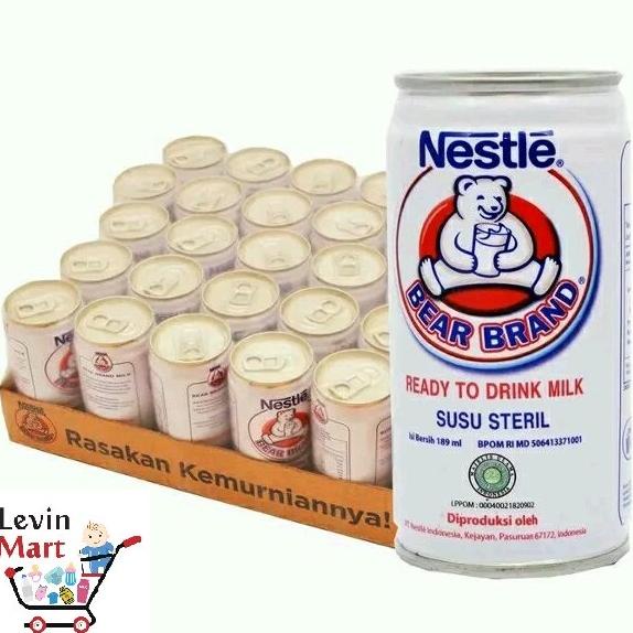 

[COD] NESTLE BEAR BRAND/SUSU SAPI STERIL/SUSU BERUANG/BEARBRAND/189MLx30 PCS [COD]