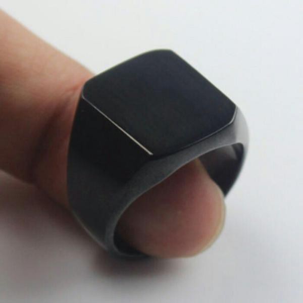 Terbaru  Cincin Tengkorak Grosir Cincin Titanium Fullblack Ring  Murah