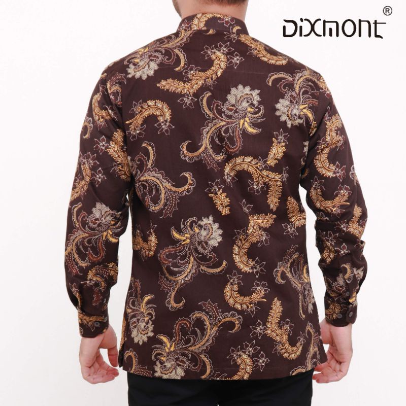 Dixmont Kemeja Pria Batik Panjang Hem BL02021