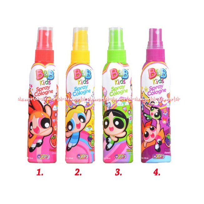 B&amp;B Kids Spray Cologne Colon Parfum Untuk Anak-anak Powerpuff 100ml