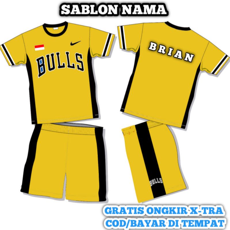 BISA SABLON NAMA DAN NOMER. Setelan Baju Olahraga BasketBall Anak Laki Baju Harian Anak Laki