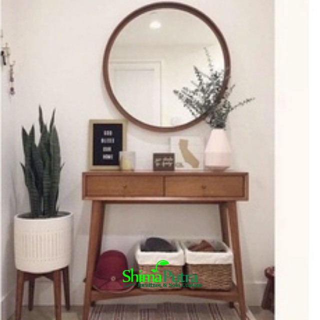 Tolet Minimalis Fudud , Meja Rias Retro konsol