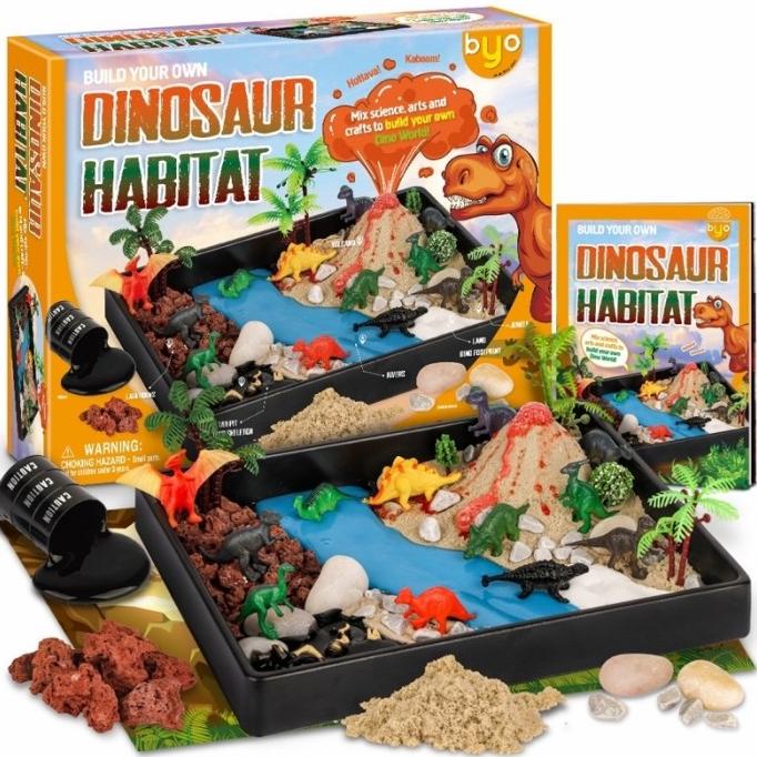 diy make your own dinosaur habitat mainan edukasi stem project ---Terbaru---