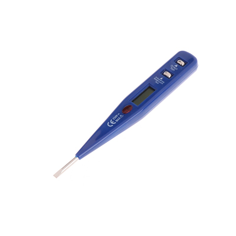 Mary Pen Tester Detektor Tegangan Listrik Digital AC DC 12-250V