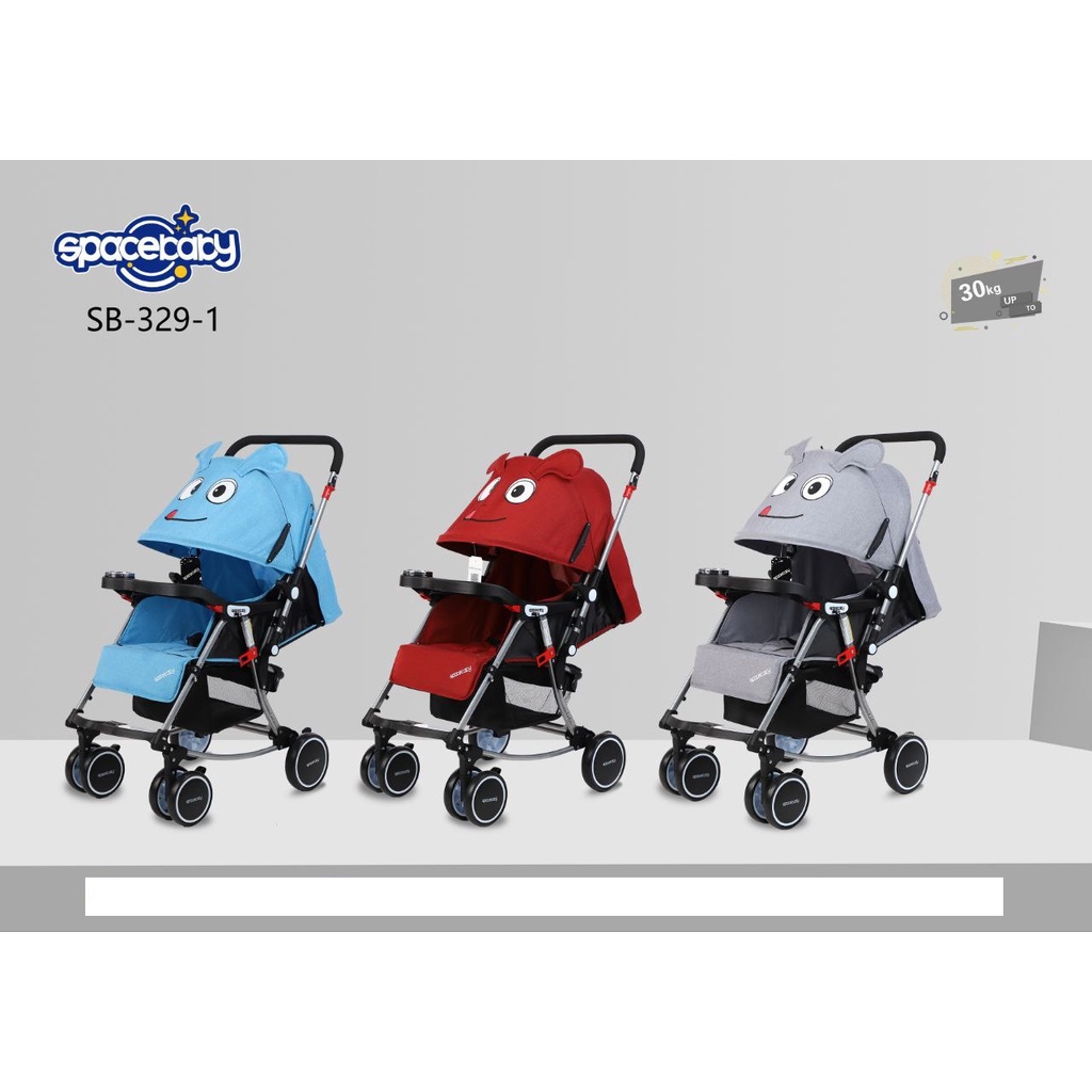 Mutiara Sepeda - Kereta Dorong Bayi Stroller Space Baby Rocker + Recersible 329-1