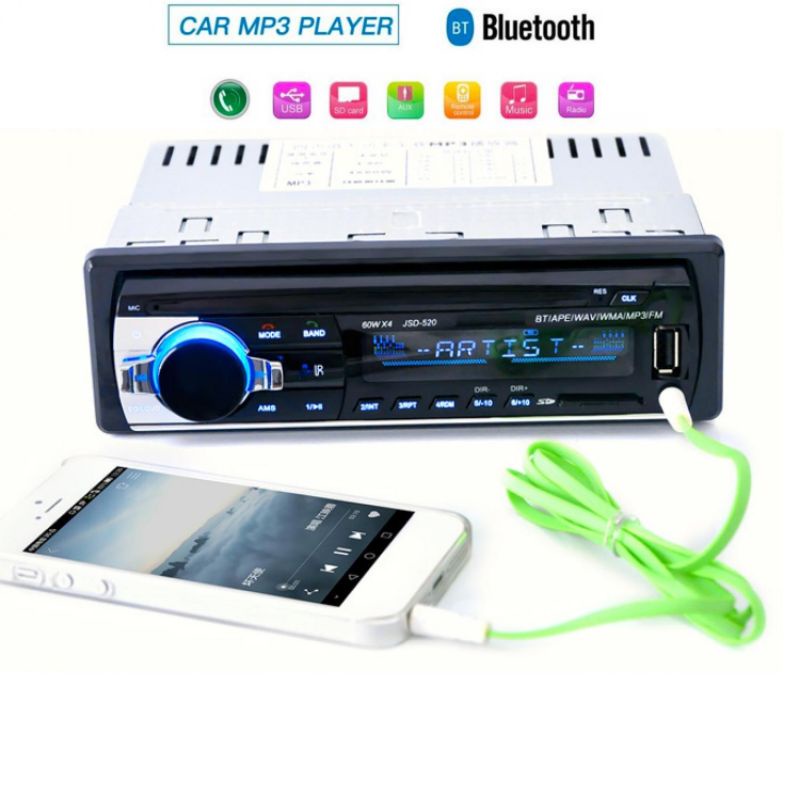 Tape Mobil Audio Bluetooth Receiver AUX Memory Card