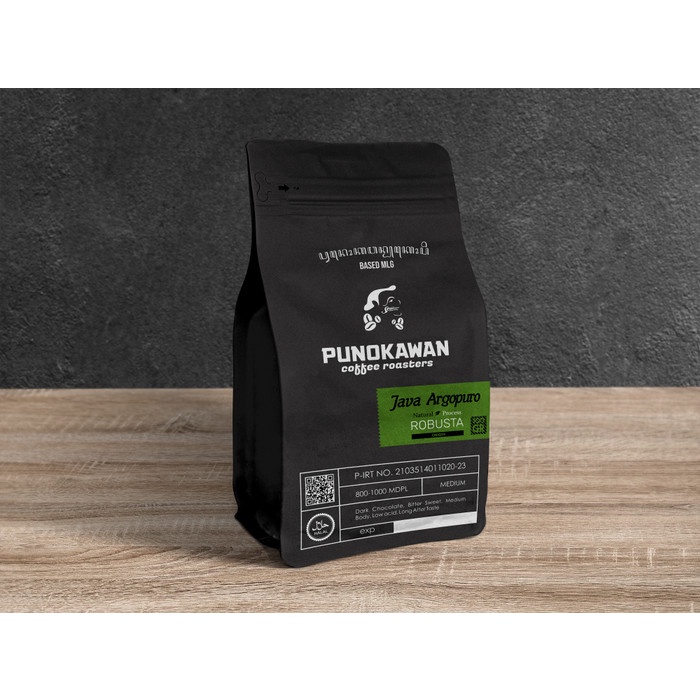 

Robusta Java Argopura Natural 100 gram