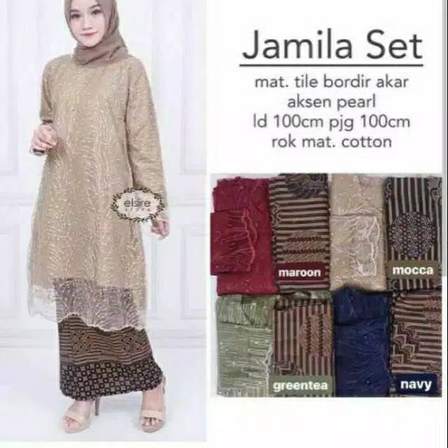 JAMILA SET / TILE MUTIARA SET / TUNIK KEBAYA