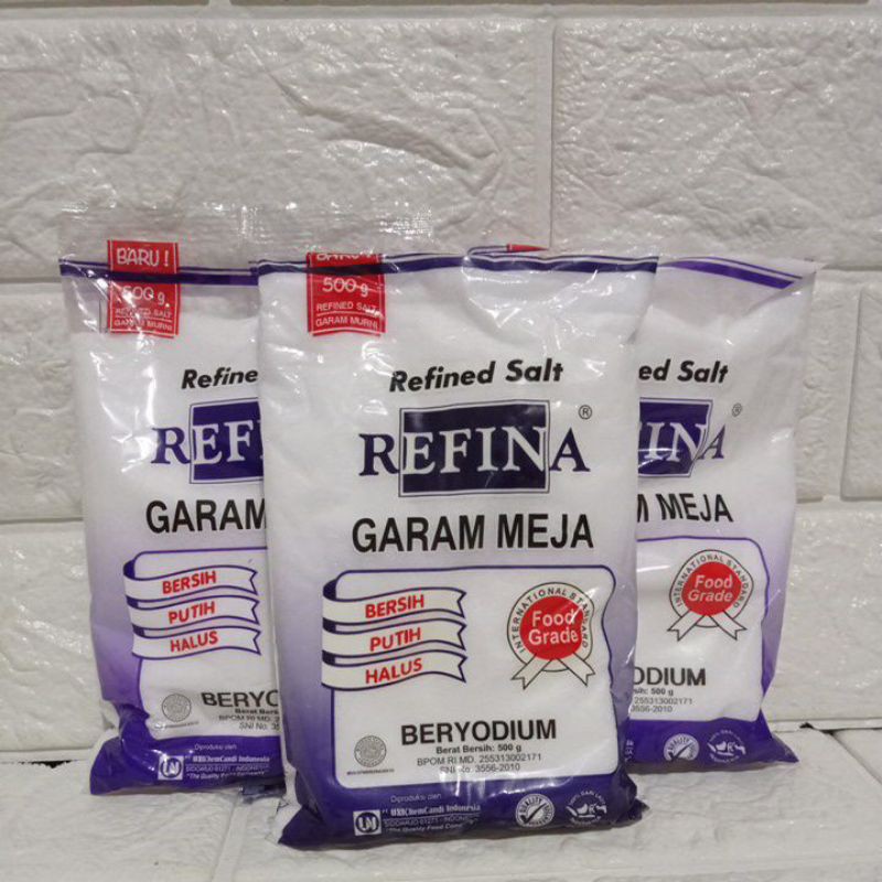 

Garam Refina/Garam meja 500gram