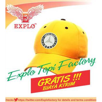 Topi Natal BMW Bordir Hitam buat topi natal dan tahun baru kado