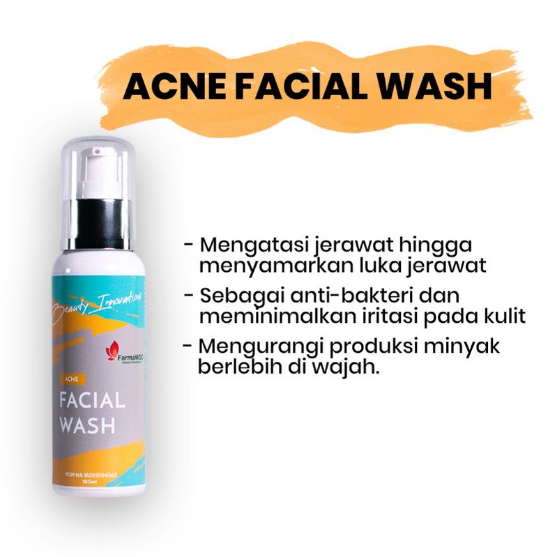 Farma Wdc - Acne Facial Wash original farma wdc BPOM