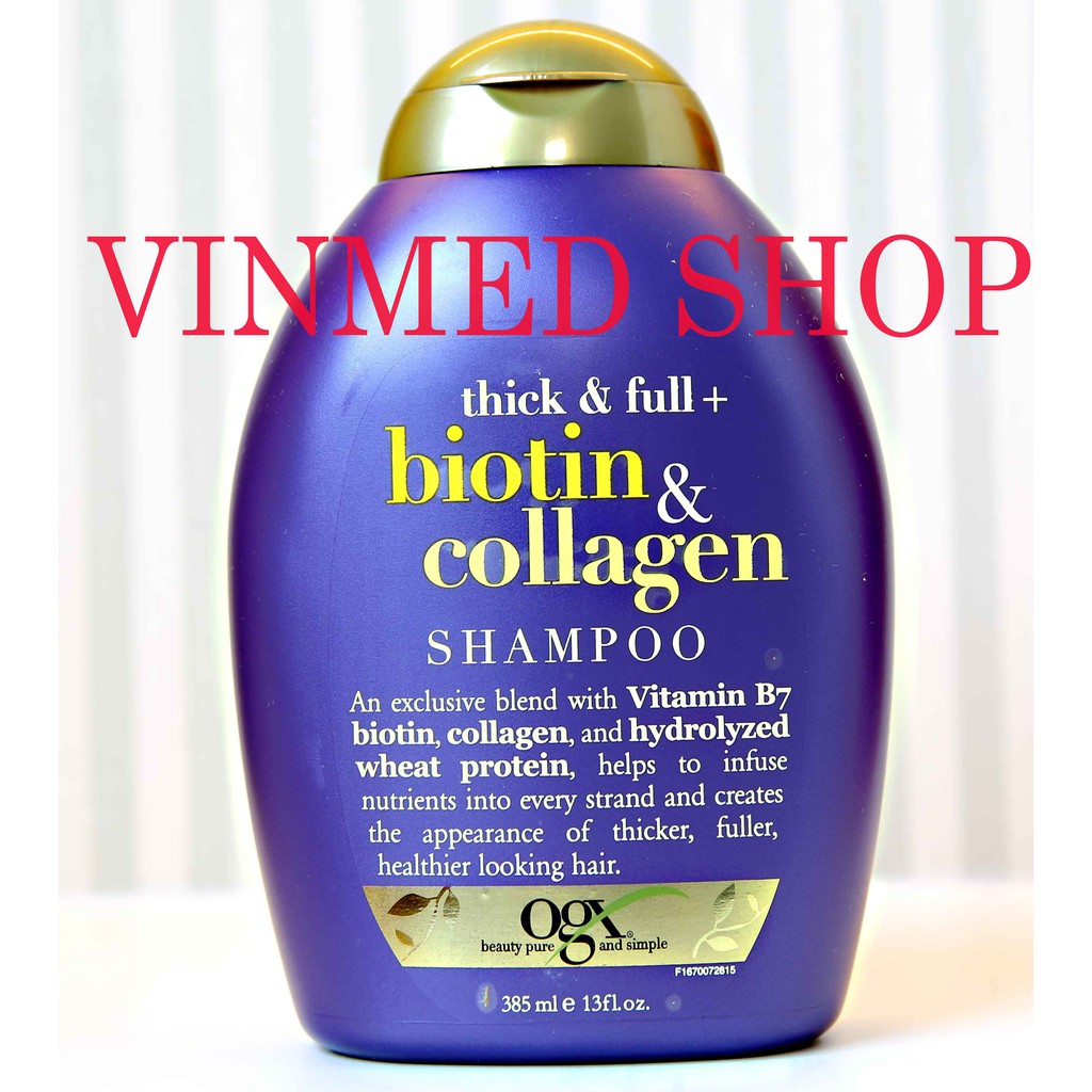 Shampoo Biotin N Collagen OGX Made In USA