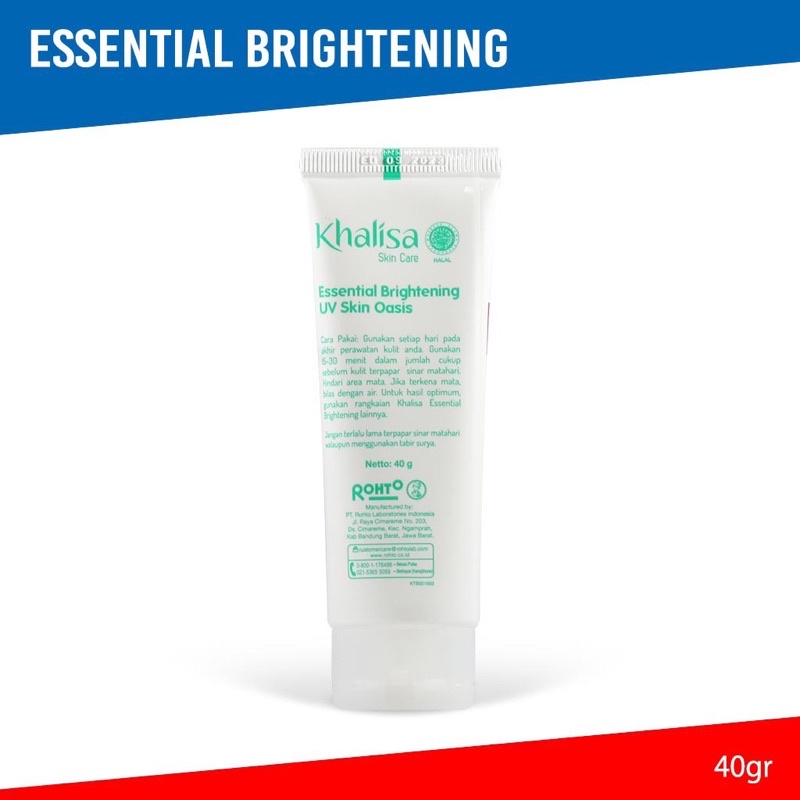 KHALISA ESSENTIAL BRIGHTENING UV SKIN OASIS 40gr