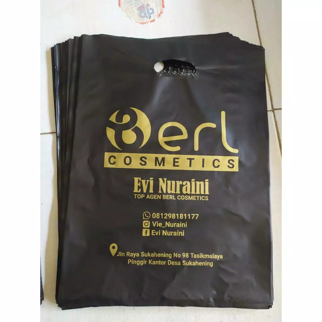 

PLASTIK PACKING PLONG SABLON GOLD UK 35X50 FREE DESAIN
