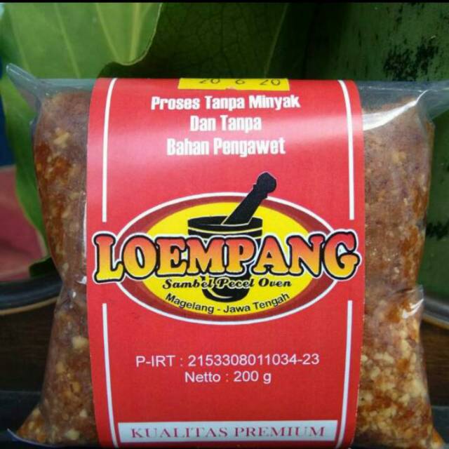 

Pecel / Sambel Pecel / Sambel kacang oven LOEMPANG 200 gram
