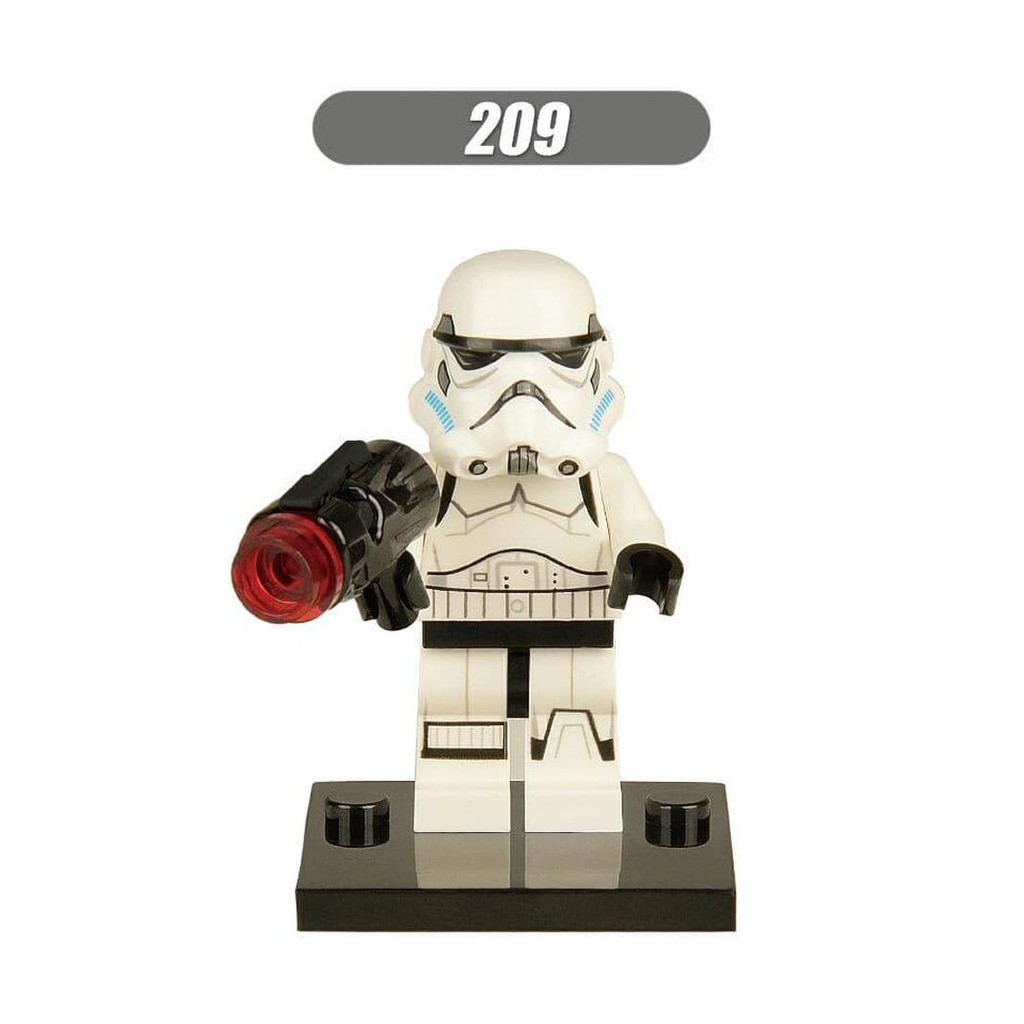 Stormtrooper 209 Star Wars White Minifigure - Lego Bootleg XINH