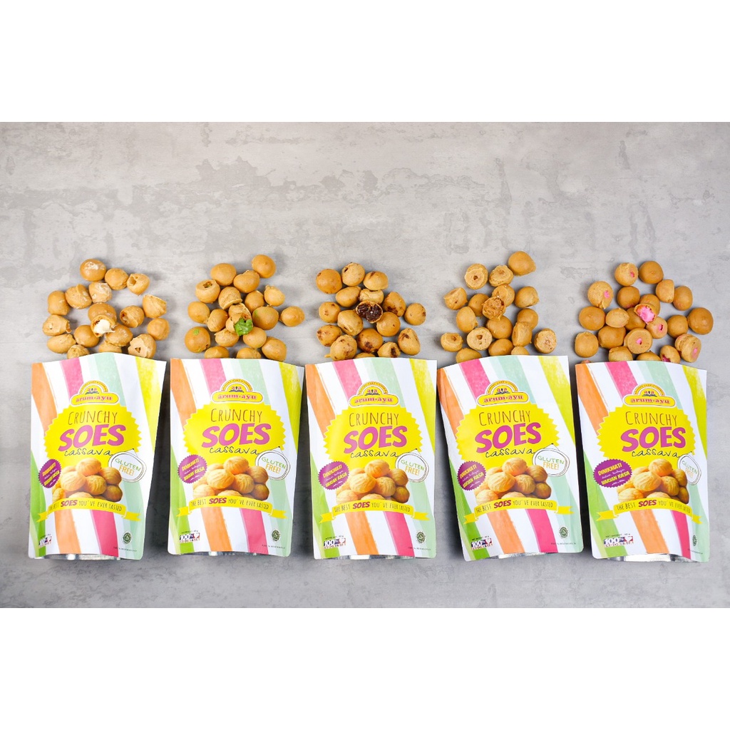 ARUM AYU CRUNCHY SOES 80 GR | CEMILAN KUE SUS KERING GLUTEN FREE