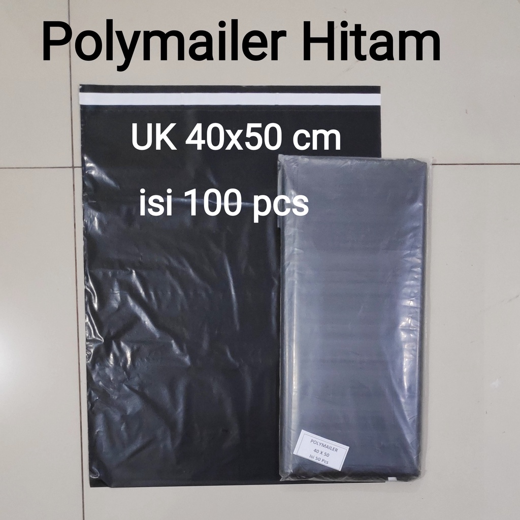 Polymailer uk 40x50 (50pcs) Plastik Packing Lem Silver, Plastik Lem