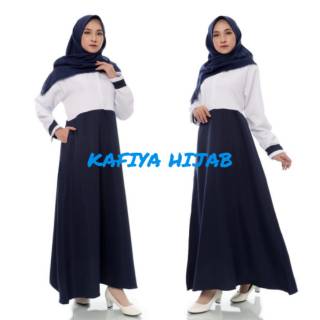 GAMIS PNS PDH PEMDA KHAKI TOYOBO MODEL STELAN BY KAFIYA 