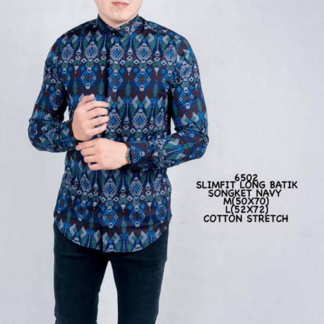 NEW ARRIVAL DISTRO BATIK PRIA BORDIR SOGAN HRB026 BATIKAF NOTOARTO BATIK IPNU-IPNU HEM PRIA bel-Navy 6502