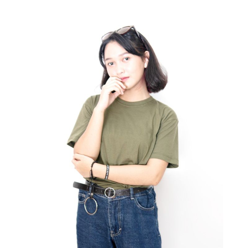 kaos polos wanita | baju kaos polos | kaos polos pria | kaos polos hijau army